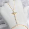 Bouquet Bouqtique Pirinç Gold Renk Zirkon Taşlı Kutup Yıldızı Model Şahmeran BQT35SN794