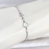 Bouquet Bouqtique Gümüş Renk Pirinç Deniz Kabuğu Modelli Asansörlü Kadın Bileklik BQT35BB8543
