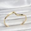 Bouquet Bouqtique Gold Renk Pirinç Zikzak Model Kadın Bileklik BQT35BB8550