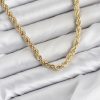 Bouquet Bouqtique CM Burgu Model Gold Renk Pirinç 60 cm Kadın Kolye BQT35BKO11127