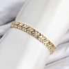 Bouquet Bouqtique CM Geometrik Model Zirkon Taşlı VIP Seri Gold Renk Pirinç Kadın Bileklik BQT35BB8616