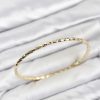 Bouquet Bouqtique CM Gold Renk Lazer Kesim 65 mm Bilezik BQT35BB8619