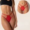 Bouquet Bouqtique Büyük Beden Fantazi Kırmızı Seksi TÜL Kadın STRİNG - Fantezi Tanga BQT350037-B