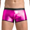 Bouquet Bouqtique Fantezi Deri Görünümlü  Pembe Erkek Boxer  - Fantezi Tanga BQT354608