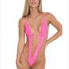 Bouquet Bouqtique Fantezi Pembe Dantelli Arkası Açık Seksi Gecelik BQT3510114