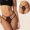 Bouquet Bouqtique Fantazi Siyah Seksi TÜL Kadın STRİNG - Fantezi Tanga BQT350036