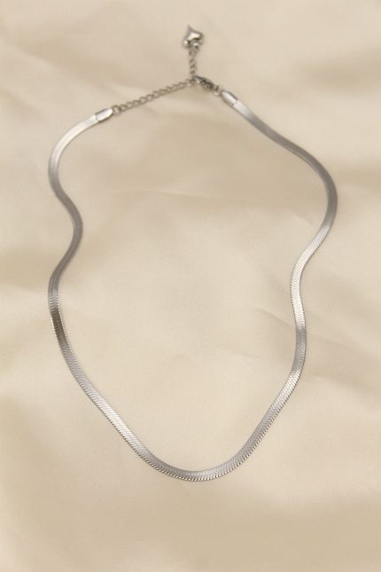 Bouquet Bouqtique 316L Çelik Silver Renk 45 cm İtalyan Zincir Model Kadın Kolye BQT35BKO5903