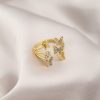 Bouquet Bouqtique Gold Renk Metal Kelebek Model Kadın Yüzük BQT35BYK2191