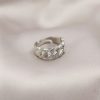 Bouquet Bouqtique Gümüş Renk Metal Zincir Model Taşlı Kadın Yüzük BQT35BYK2200