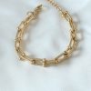 Bouquet Bouqtique 316L Çelik Gold Renk Tifany Model Kadın Bileklik BQT35BB5101