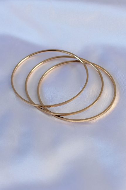 Bouquet Bouqtique 316L Çelik Gold Renk Ajda Model Kadın 65 mm Bilezik BQT35BB5361