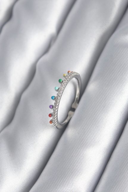 Bouquet Bouqtique Pirinç Gümüş Renk Zirkon Taş Detay Kadın Yüzük BQT35BYK2998