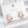 Bouquet Bouqtique Pirinç Gold Renk Zirkon Taşlı Kadın Küpe BQT35BKP9925