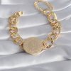 Bouquet Bouqtique 316L Çelik Gold Renk Tam Altın Model Samanyolu Kadın Bileklik BQT35BB5866