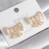 Bouquet Bouqtique Pirinç Gold Renk Zirkon Taşlı Kurdele Model Kadın Küpe BQT35BKP9776