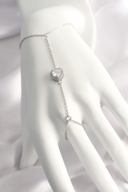 Bouquet Bouqtique 316L Çelik Gümüş Renk Kalp Model Şahmeran BQT35SN550