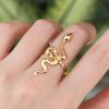 Bouquet Bouqtique Pirinç Gold Renk Ayarlanabilir Yılan Yüzük BQT35BYK3164