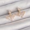 Bouquet Bouqtique Pirinç Gold Renk Zirkon Taşlı V Model Küpe BQT35BKP9291
