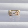 Bouquet Bouqtique Pirinç Gold Renk Zirkon Taş Kaplama Earcuff Küpe BQT35BKP9337