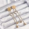 Bouquet Bouqtique 316L Çelik Altın Renk Sallantılı Düğüm Model Papatya Küpe BQT35BKP9497