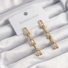 Bouquet Bouqtique 316L Çelik Altın Renk Sallantılı Model Küpe BQT35BKP9498