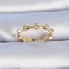 Bouquet Bouqtique Pirinç Gold Renk Zirkon Taşlı Kadın Yüzük BQT35BYK3903