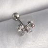 Bouquet Bouqtique 316L Çelik Gümüş Renk Zirkon Taşlı Kurdele Tragus Piercing BQT35PR1265