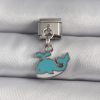 Bouquet Bouqtique 316L Çelik Gümüş Renk Sallantı Mavi Balina Model Nomination Charm BQT35BC1106