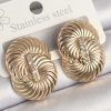 Bouquet Bouqtique Pirinç Gold Renk Zirkon Taşlı Sarmal Model Kadın Küpe BQT35BKP10241