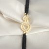 Bouquet Bouqtique Pirinç Gold Renk Zirkon Taşlı Mars Figür Asansörlü Makrome Model Kadın Bileklik BQT35BB6798