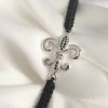 Bouquet Bouqtique Pirinç Gümüş Renk Zirkon Taş İşlemeli Zambak Model Asansörlü Makrome Model Kadın Bileklik BQT35BB6806