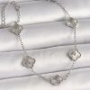 Bouquet Bouqtique 316L Çelik Gümüş Renk İşlemeli Baby Boy Yonca Model Kadın Bileklik BQT35BB6927