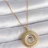 Bouquet Bouqtique 316L Çelik Gold Renk Zincir Zirkon Taşlı Nova Yıldız Model Kadın Kolye BQT35BKO10047