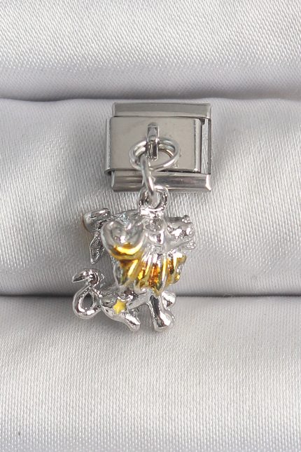 Bouquet Bouqtique 316L Çelik Gümüş Renk Sallantı Aslan Model Nomination Charm BQT35BC1377