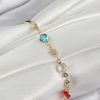 Bouquet Bouqtique Pirinç Karışık Renk Zirkon Taşlı Gold Renk Kadın Bileklik BQT35BB7051