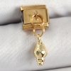 Bouquet Bouqtique 316L Çelik Sallantılı Deniz Kabuğu Model Gold Renk Nomination Charm BQT35BC1437
