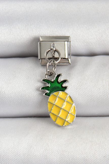 Bouquet Bouqtique 316L Çelik Gümüş Renk Ananas Model Nomination Charm BQT35BC1496