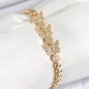 Bouquet Bouqtique Pirinç Zirkon Taşlı Kelebek Model Gold Renk Kadın Bileklik BQT35BB7891