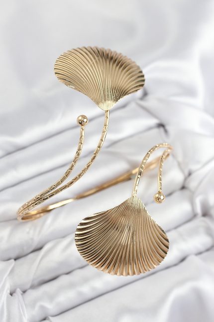 Bouquet Bouqtique Pirinç İstiridye Model Gold Renk Kadın Pazu Bileklik BQT35BB7798