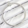 Bouquet Bouqtique Pirinç Charm Zirkon Taşlı Taç Model Gümüş Renk Kadın Bileklik BQT35BB7802