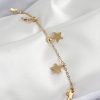 Bouquet Bouqtique 316L Çelik Sıralı Yıldız Model Gold Renk Kadın Bileklik BQT35BB7825