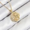 Bouquet Bouqtique 316L Çelik Zirkon Taşlı Ay Ve Güneş Model Gold Renk Kadın Kolye BQT35BKO10539