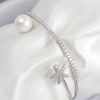Bouquet Bouqtique Pirinç Zirkon Taşlı Yıldız Ve İnci Model Gümüş Renk Kadın Bileklik BQT35BB7884