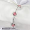 Bouquet Bouqtique 316L Çelik Gümüş Renk Pembe Baby Boy Yonca Kadın Bileklik BQT35BB7947