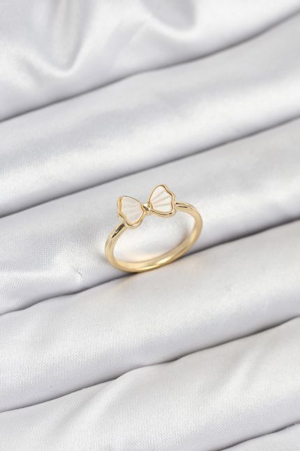 Bouquet Bouqtique Pirinç Gold Renk Fiyonk Model Kadın Yüzük BQT35BYK3838