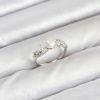 Bouquet Bouqtique Pirinç Gümüş Renk Zirkon Taşlı İncili Model Kadın Yüzük BQT35BYK3853