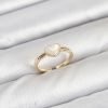Bouquet Bouqtique Pirinç Gold Renk Kalpli Kadın Yüzük BQT35BYK3880