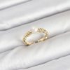 Bouquet Bouqtique Pirinç Gold Renk Göbek İnci Model Kadın Yüzük BQT35BYK3886