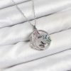 Bouquet Bouqtique 316L Çelik Zincir Gümüş Renk Zirkon Taşlı Kelebekli Kadın Kolye BQT35BKO10608