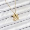 Bouquet Bouqtique 316L Çelik Zincir Gold Renk Erkek Kız Model Kadın Kolye BQT35BKO10617